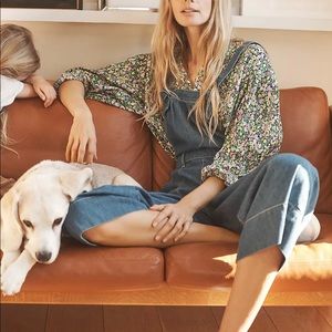 Anthropologie Ashleigh Puff-Sleeved Buttondown XL